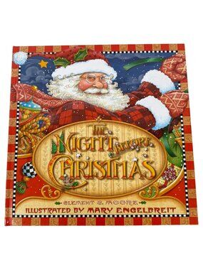 The Night Before Christmas Hardcover Book Illustrated By Mary Engelbreit First E